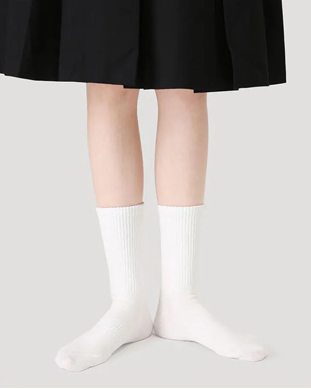 Sweetnana Women & Men Seamless Socks, Black and White,Soft, Comfort, Breathable, Casual , Crew Socks for Adults.