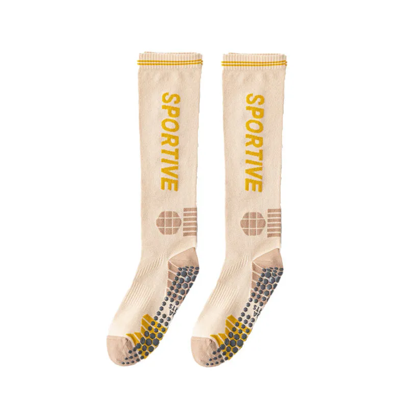 Sweetnana Women's Knee High Muscle Pressure Socks, Non-Slip Sports Seamless Socks,  High Quality Breathable Compression Socks.
