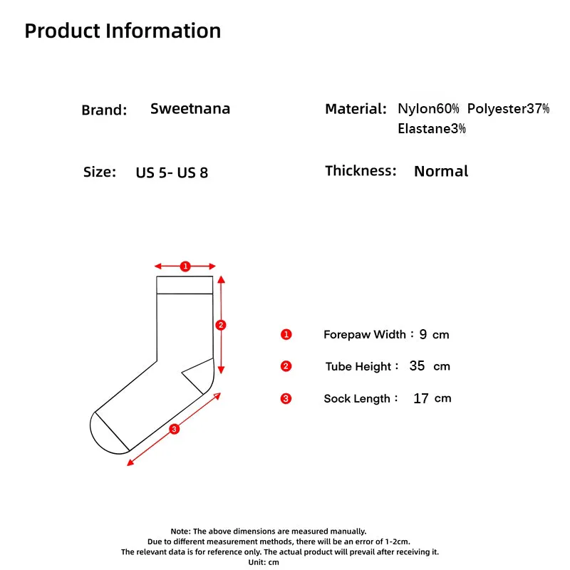 Sweetnana Women's Knee High Muscle Pressure Socks, Non-Slip Sports Seamless Socks,  High Quality Breathable Compression Socks.