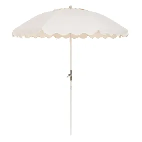 The Club Umbrella - Corduroy Antique White