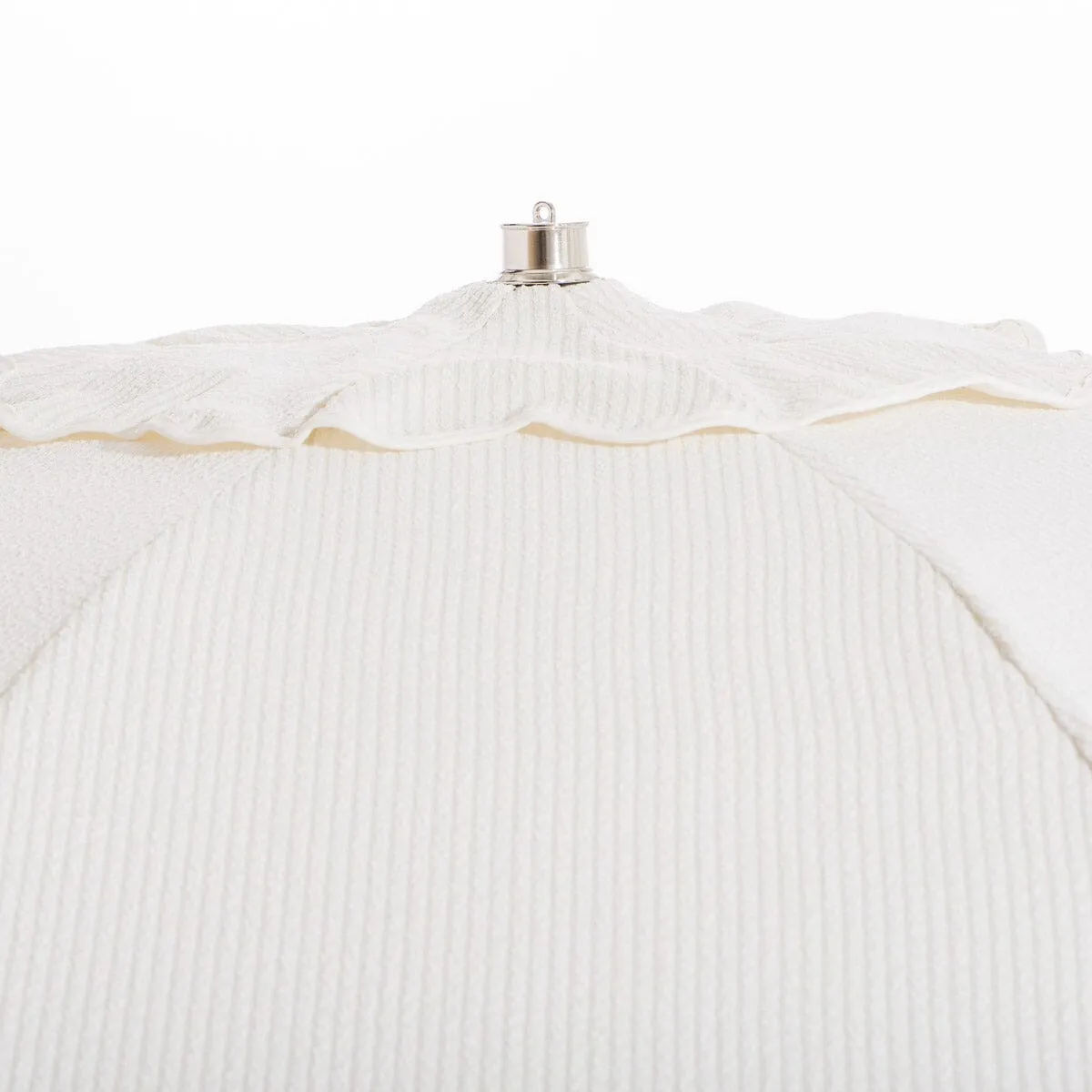 The Club Umbrella - Corduroy Antique White