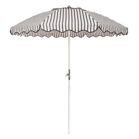 The Club Umbrella - Monaco Black Stripe