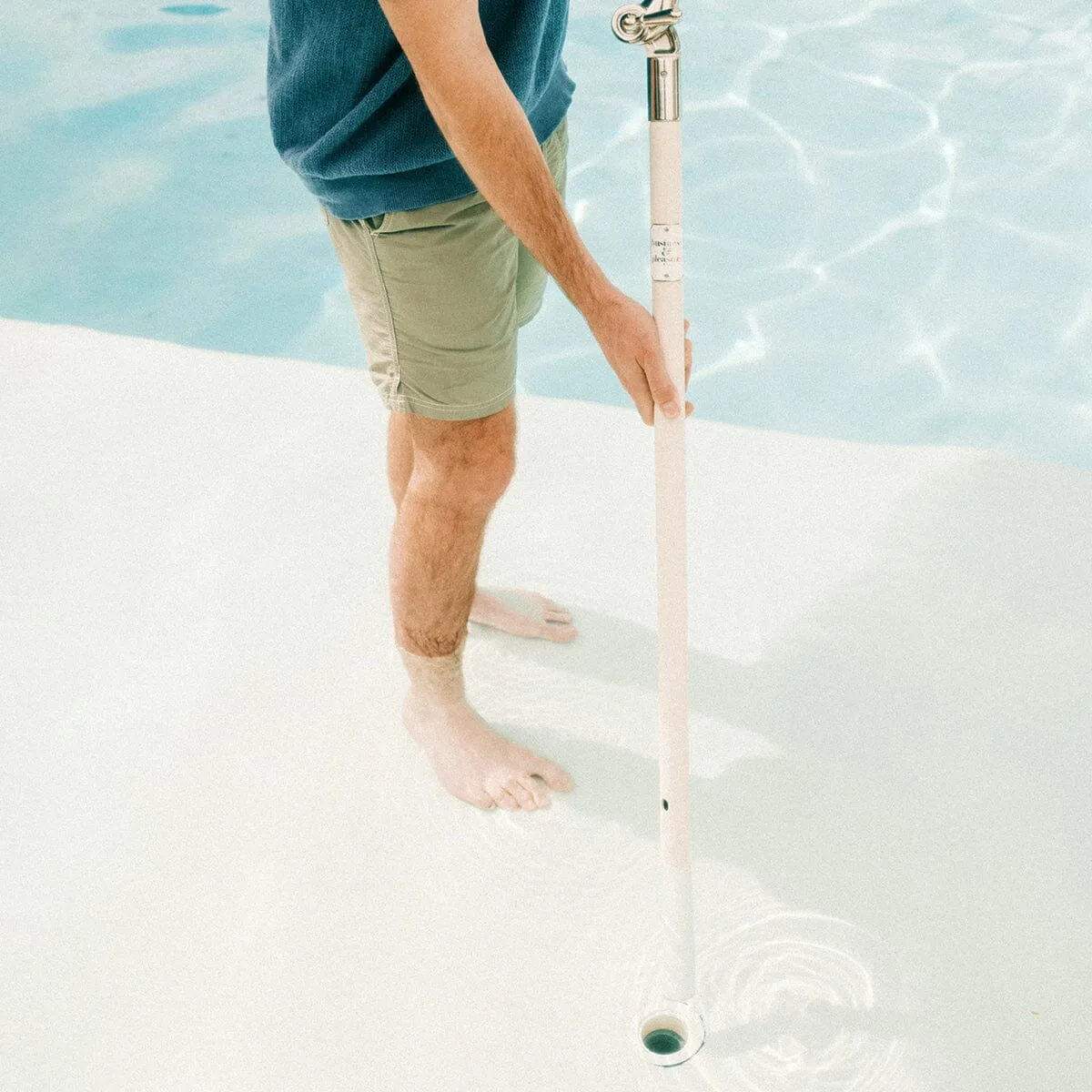 The Club Umbrella - Monaco Black Stripe