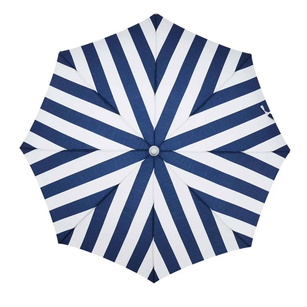The Holiday Beach Umbrella - Navy Crew Stripe