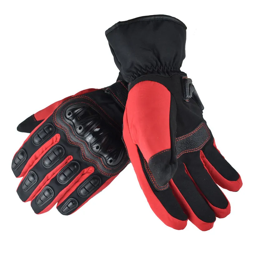 Thermal winter riding gloves