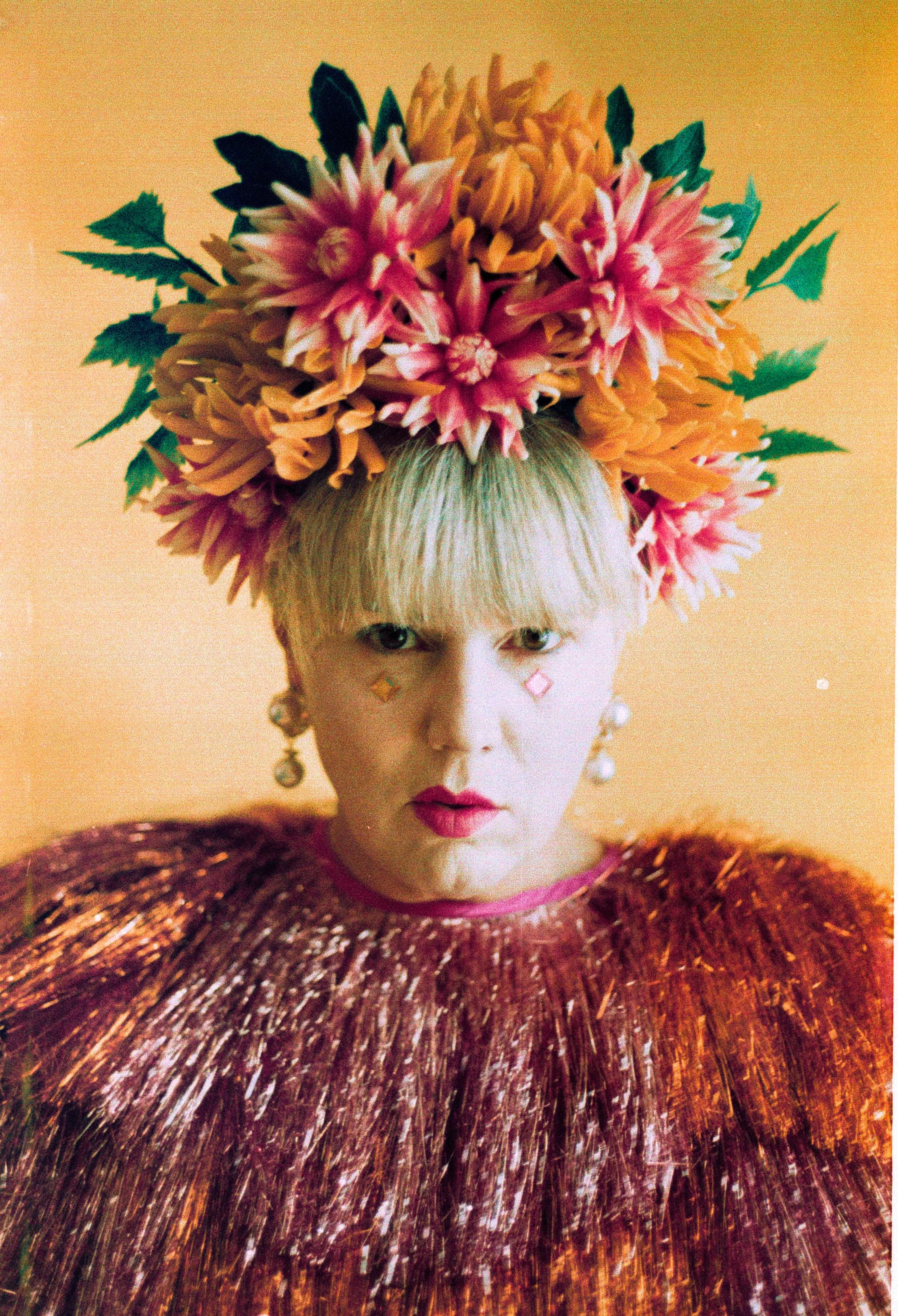 Tropical Burning man Festival Priscilla Headdress