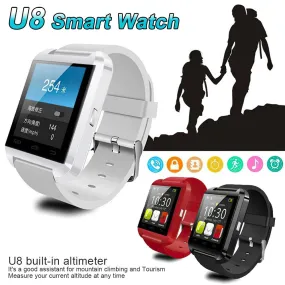 U8 Digital Watch Men Bluetooth Smartwatch Sport Tracker Digital Wristwatches Women Reloj Inteligente Clocks for Android Xiaomi