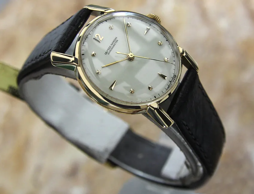 Ulysse Nardin Swiss Made Mens 30mm Automatic 1960 Rare Vintage Watch