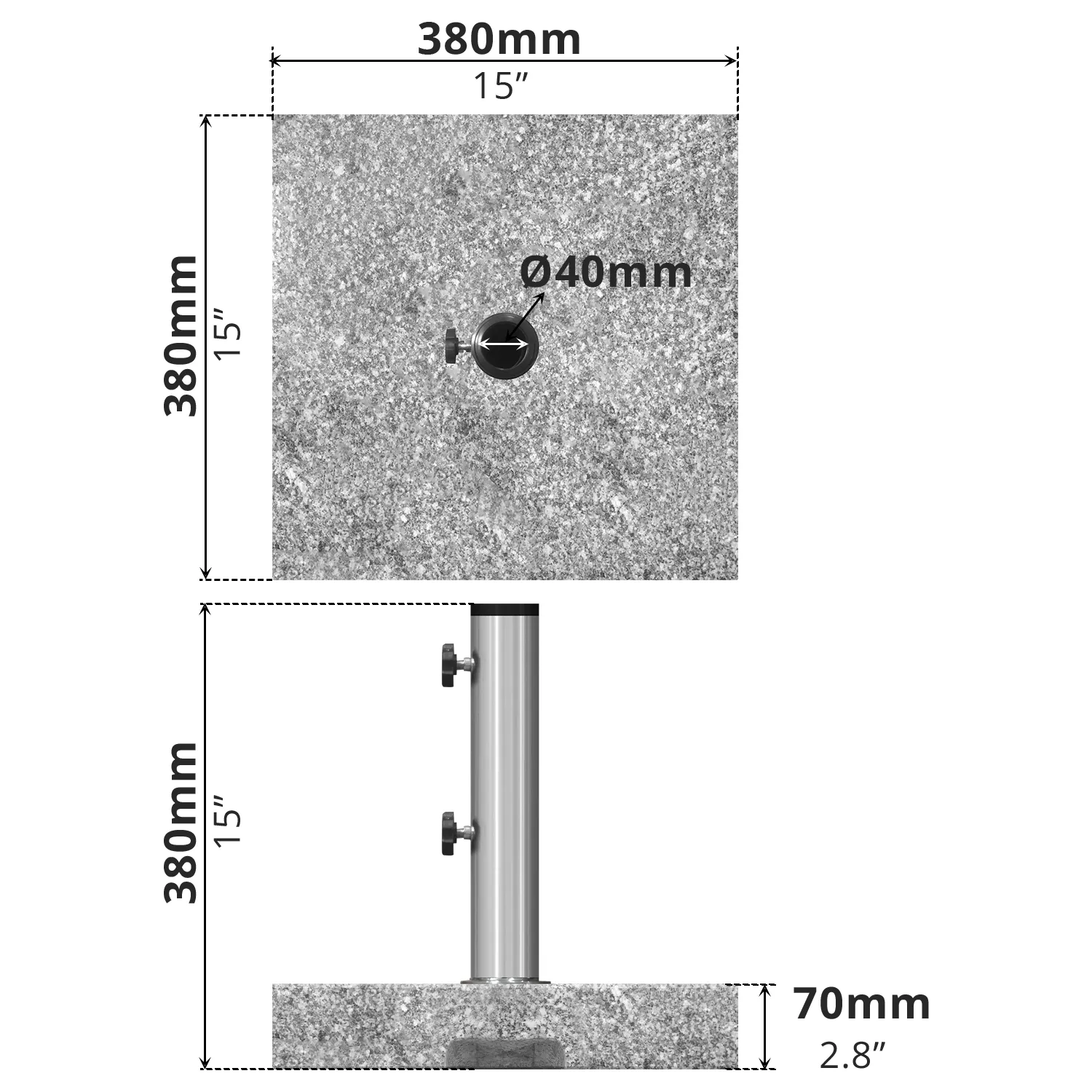 Umbrella Base (25kg)