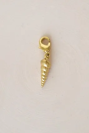 Unicorn Horn Shell Charm Pendant