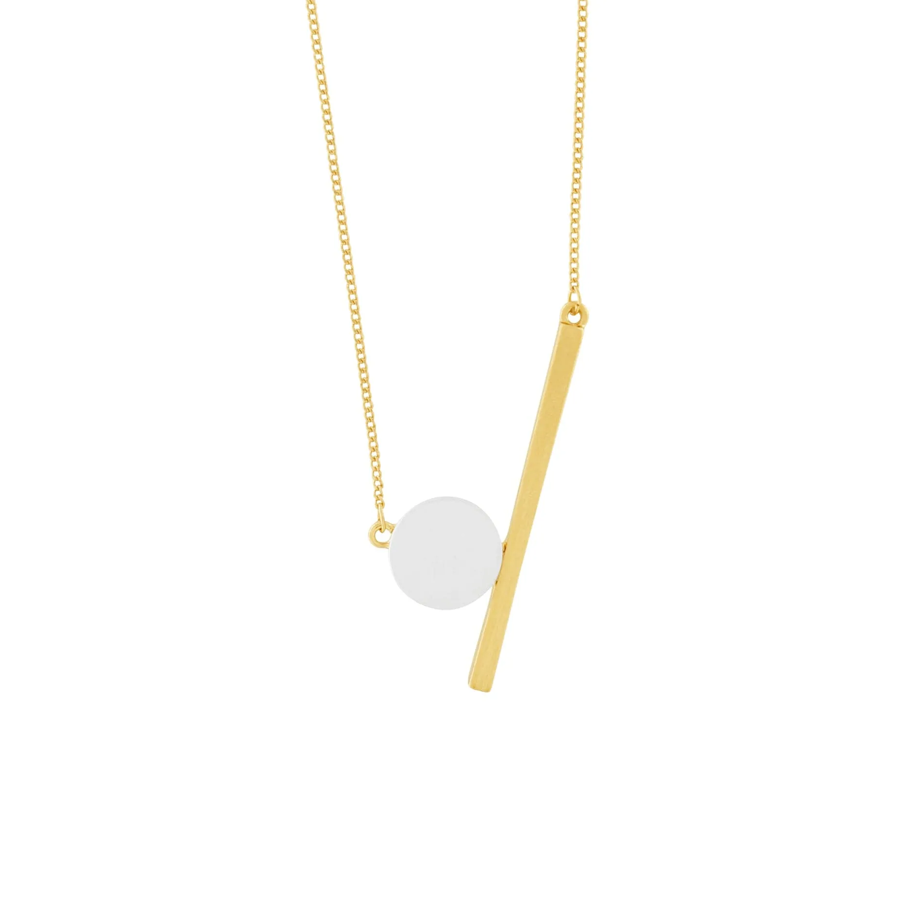 Vanity Adjustable Geometric Necklace Gold & Silver Plating