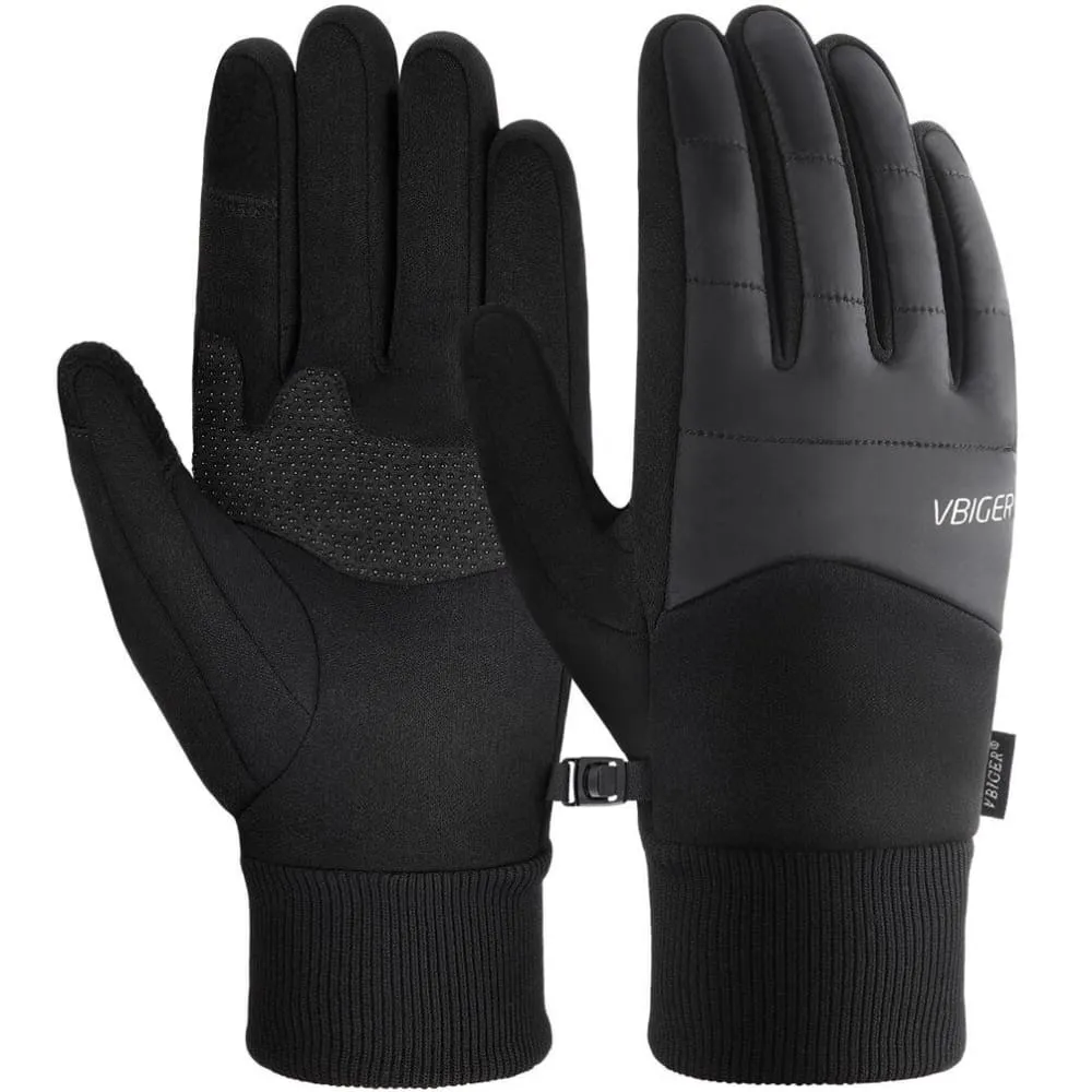 Vbiger Winter Gloves Touch Screen Gloves Anti-slip Cycling Gloves Sport Gloves