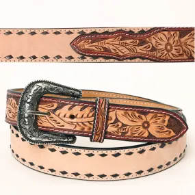 Vernon Hand Tooled Leather Belt