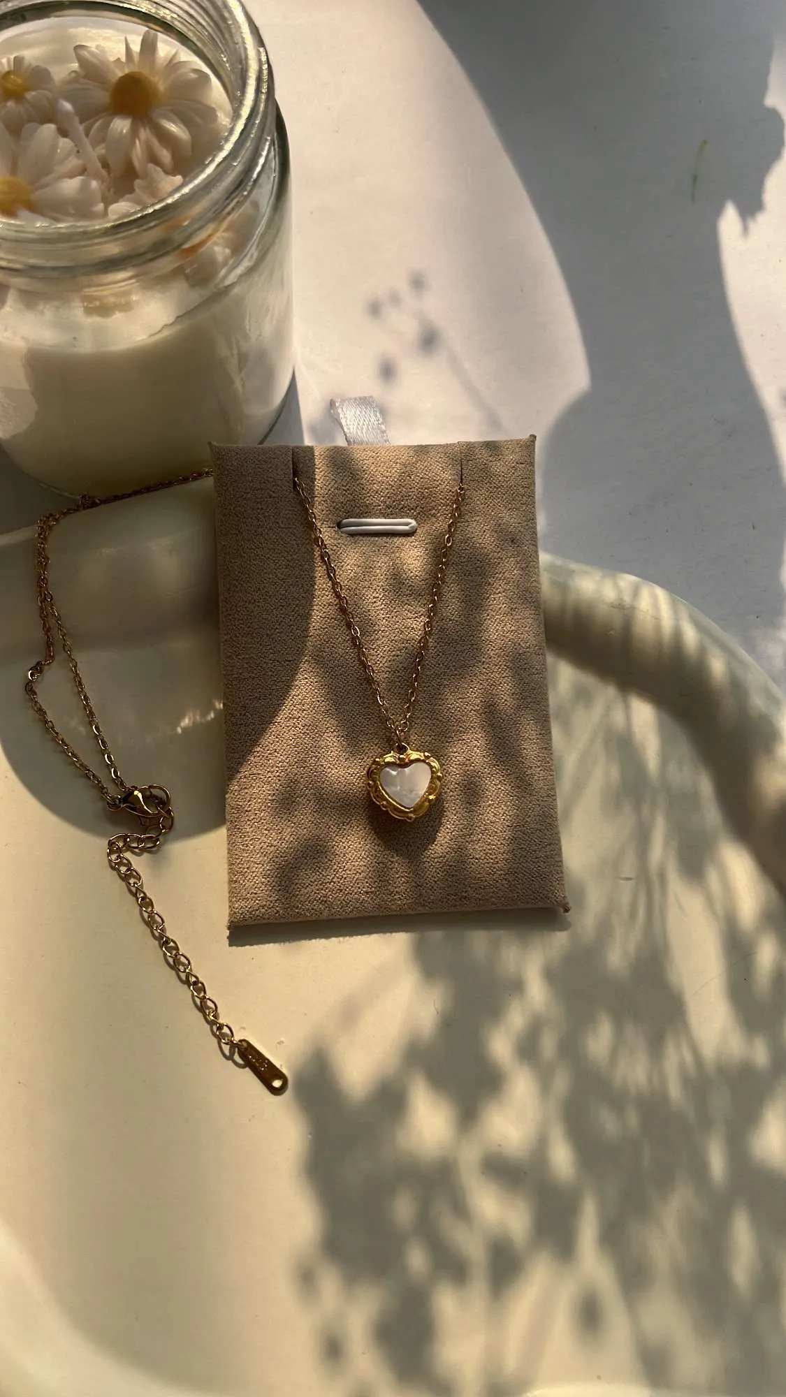 Vintage heart chains