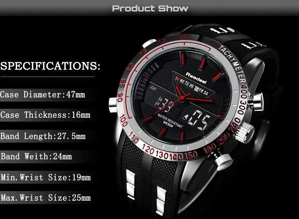 Waterproof Luxury Military Sport Watch