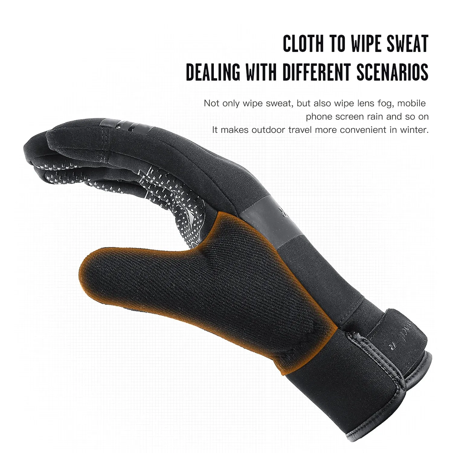 Winter Cycling Gloves - Waterproof, Windproof, Touchscreen Sports Gear