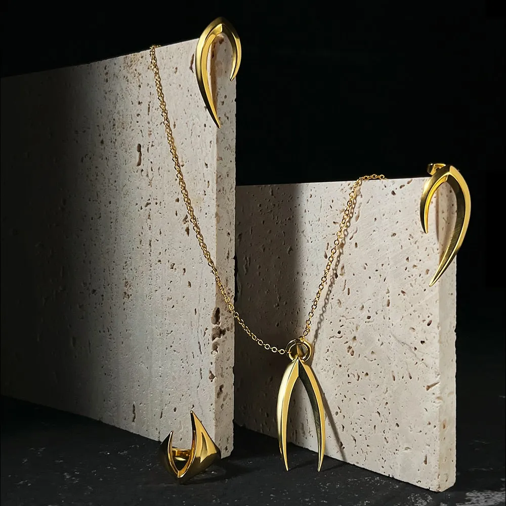 Wishbone Pedant Necklace