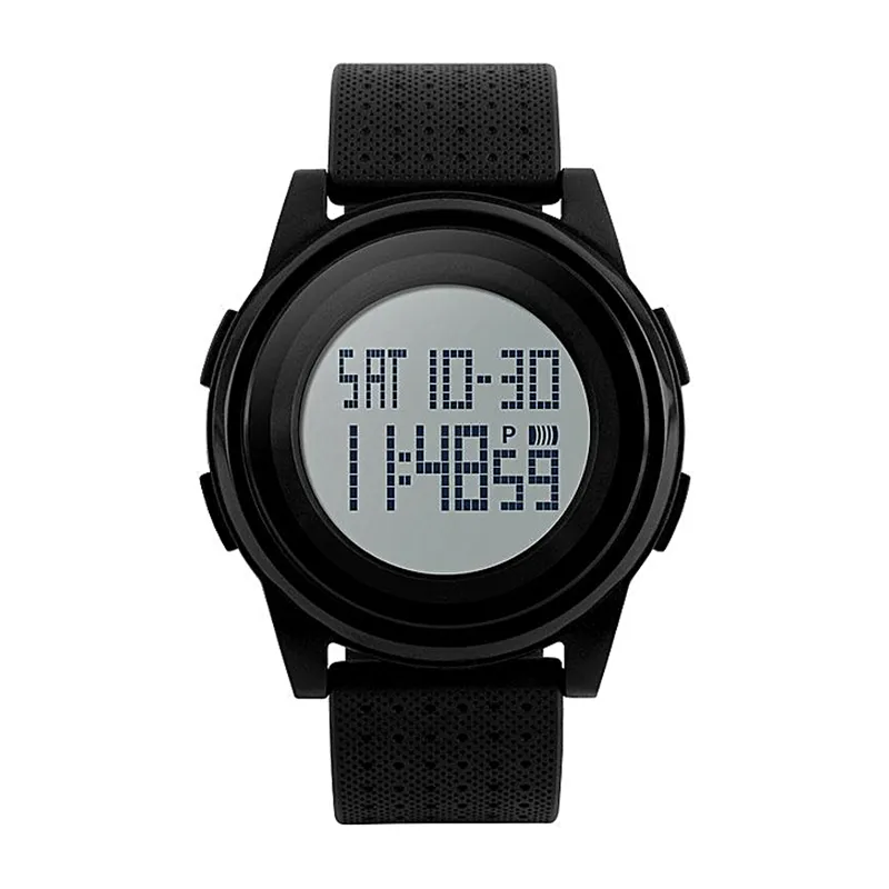 WW0544 SKMEI Dual Time Digital Fiber Belt Watch 1206