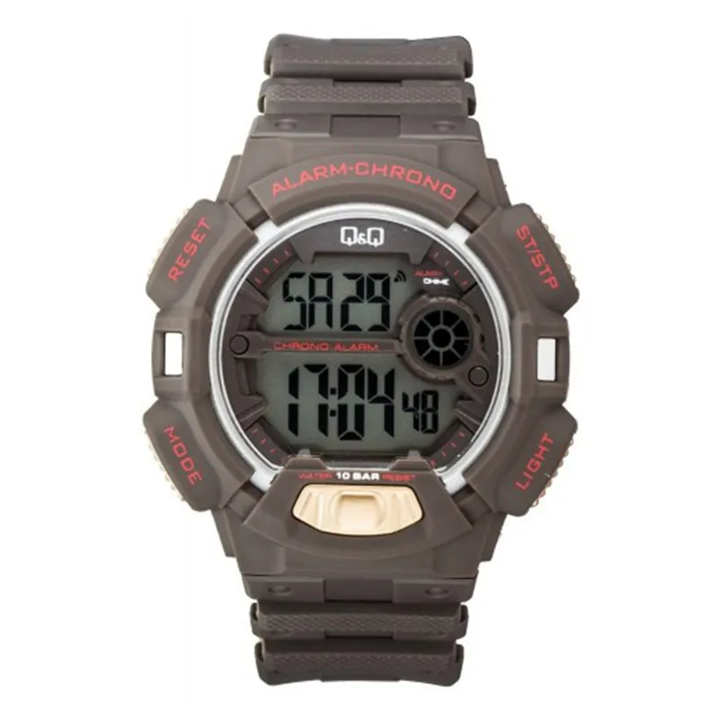 WW0758 Q&Q Digital Day Date Belt Watch M132J003Y