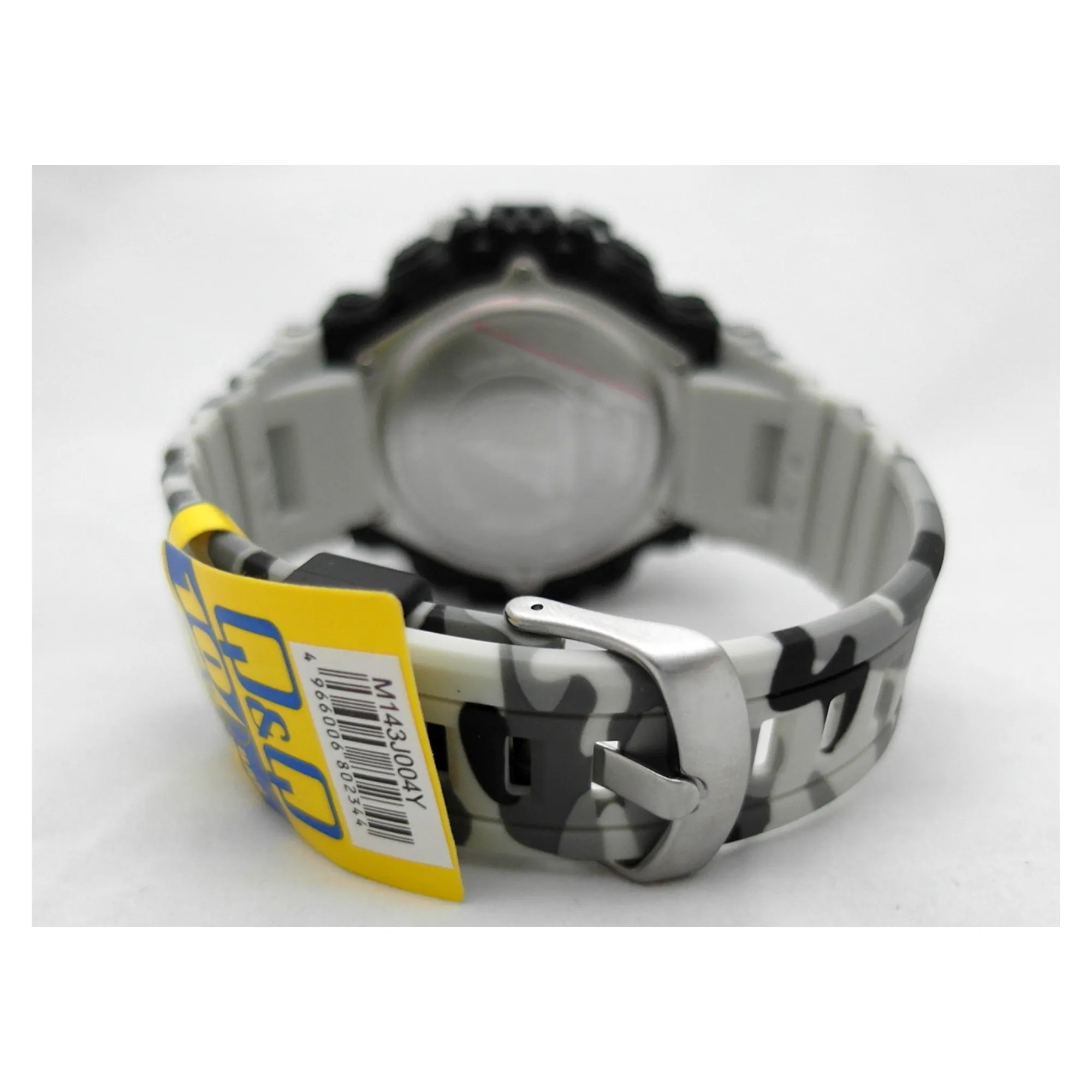 WW0762 Q&Q Digital Sports Camouflage Fiber Belt Watch M143J004Y