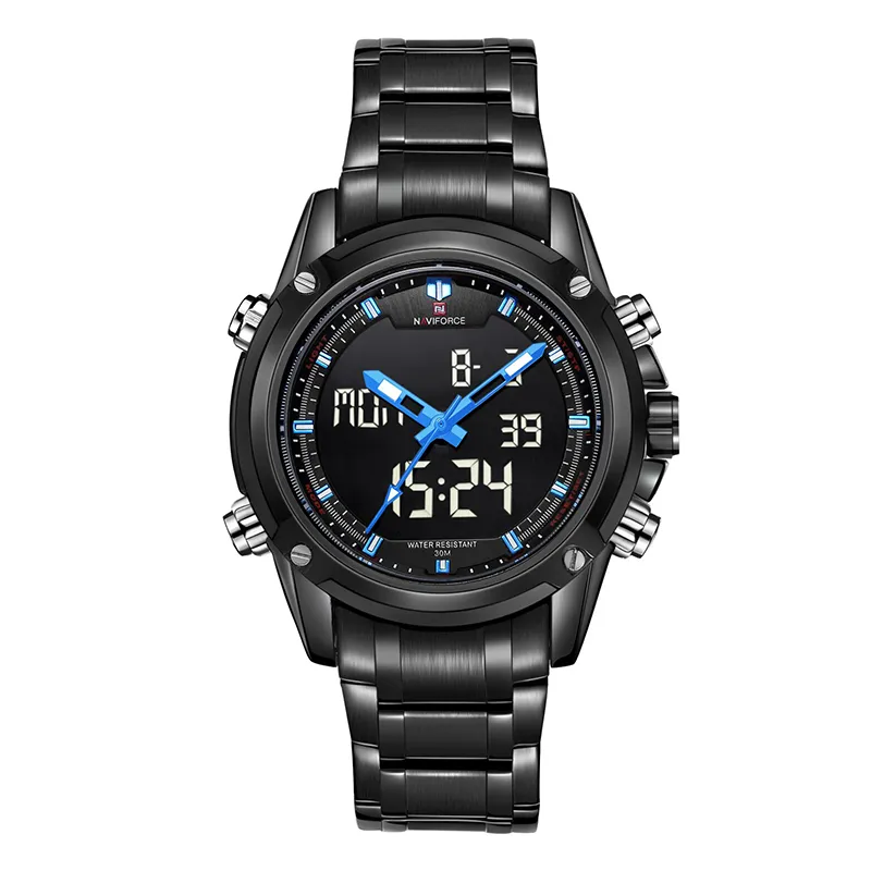 WW1035 Naviforce Dual Time Chain Watch NF9050M