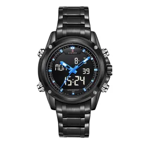 WW1035 Naviforce Dual Time Chain Watch NF9050M