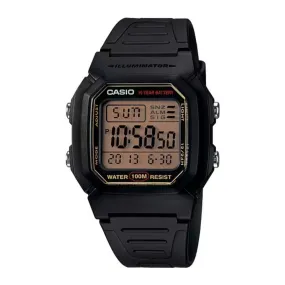 WW1104 Casio Youth Dual Time Digital Resin Belt Watch W-800HG-9AVDF