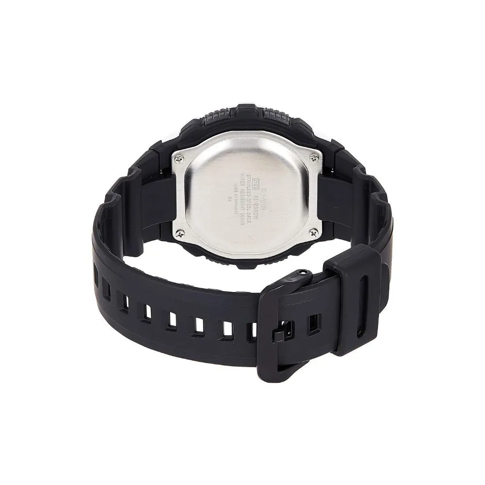 WW1303 Casio Youth World Time Digital Resin Belt Watch AE-2000W-9AVDF