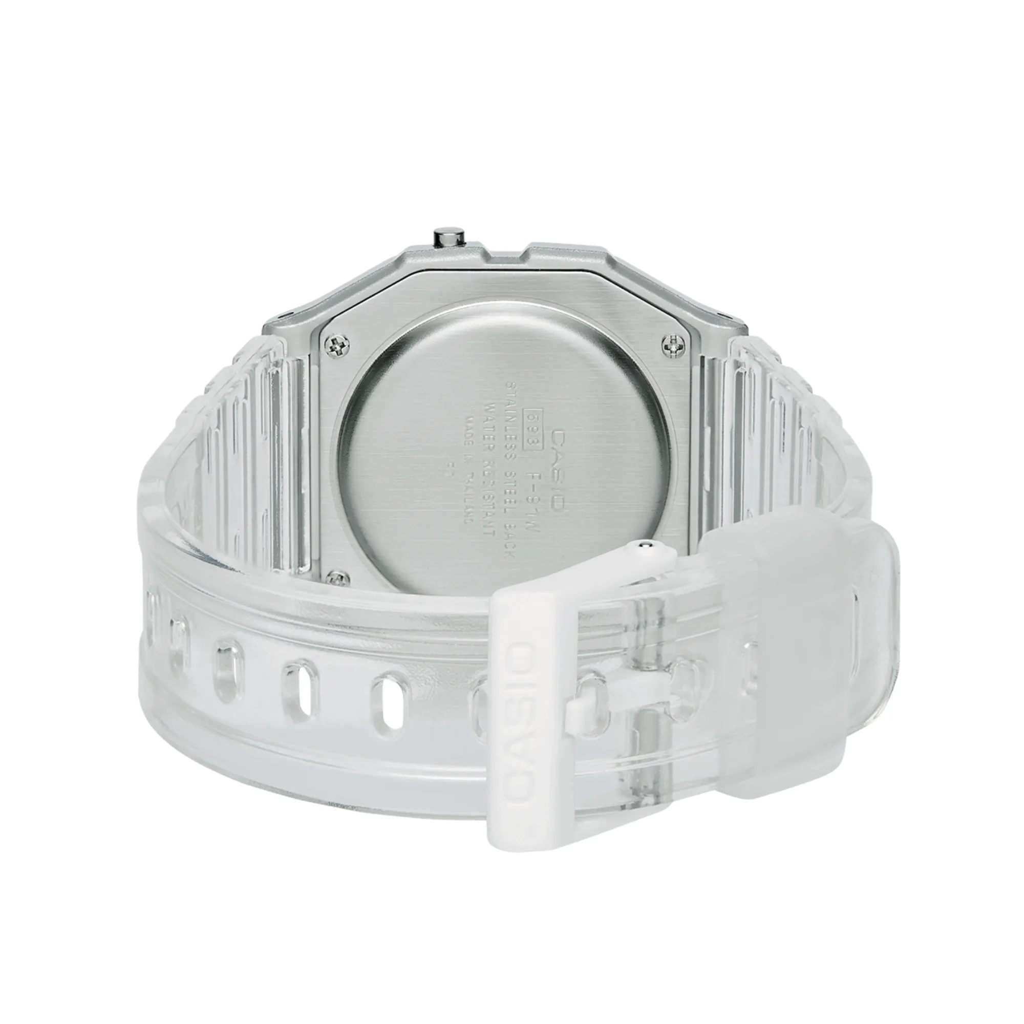 WW1413 Casio Pop Digital Resin Belt Watch F-91WS-7DF