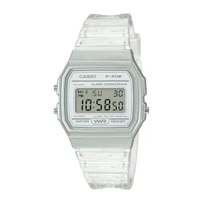 WW1413 Casio Pop Digital Resin Belt Watch F-91WS-7DF