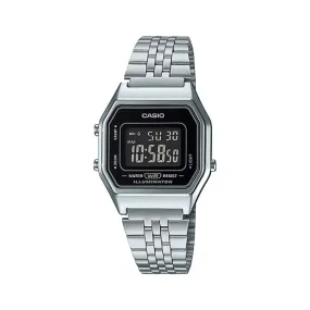 WW1494 Casio Vintage Digital Ladies Chain Watch LA680WA-1BDF