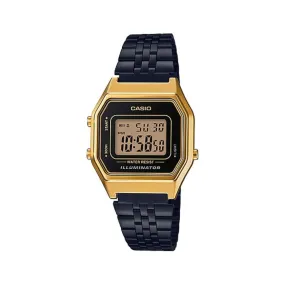 WW1499 Casio Vintage Digital Golden Ladies Chain Watch LA680WEGB-1ADF