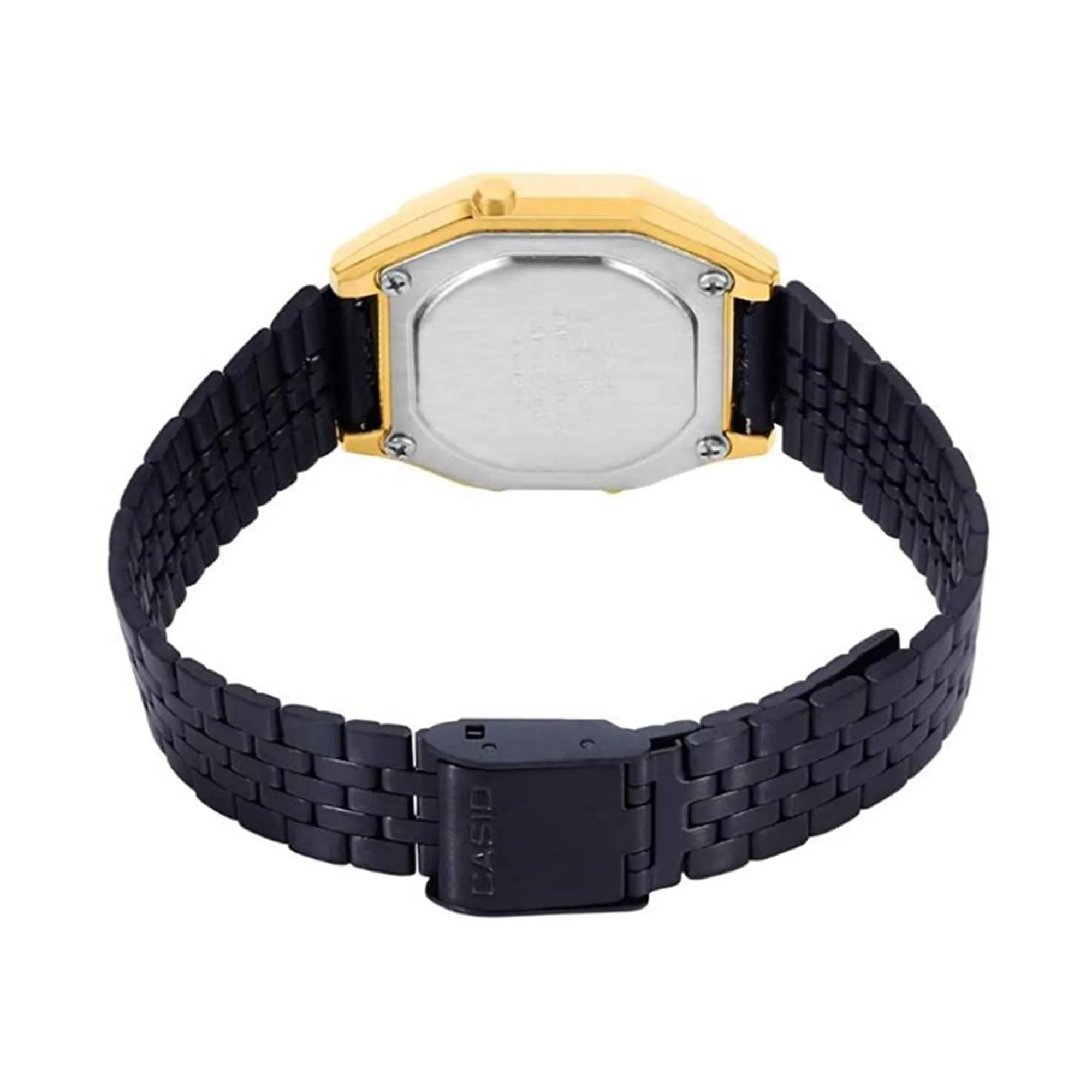WW1499 Casio Vintage Digital Golden Ladies Chain Watch LA680WEGB-1ADF