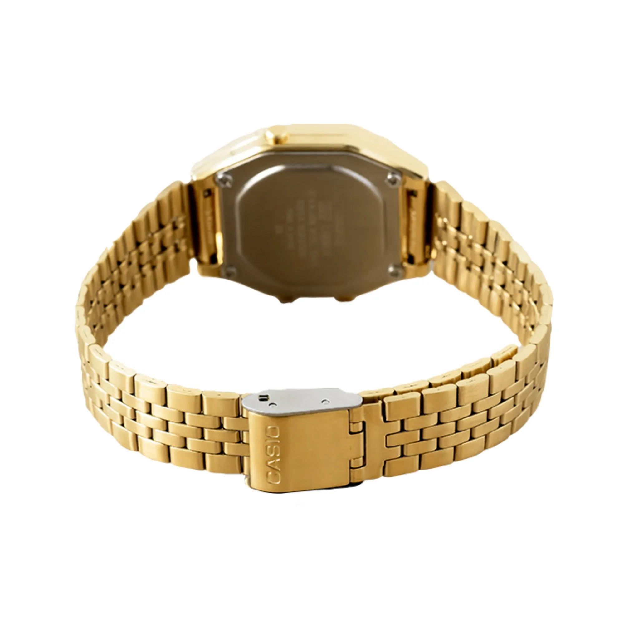 WW1500 Casio Vintage Digital Golden Ladies Chain Watch LA680WGA-1BDF