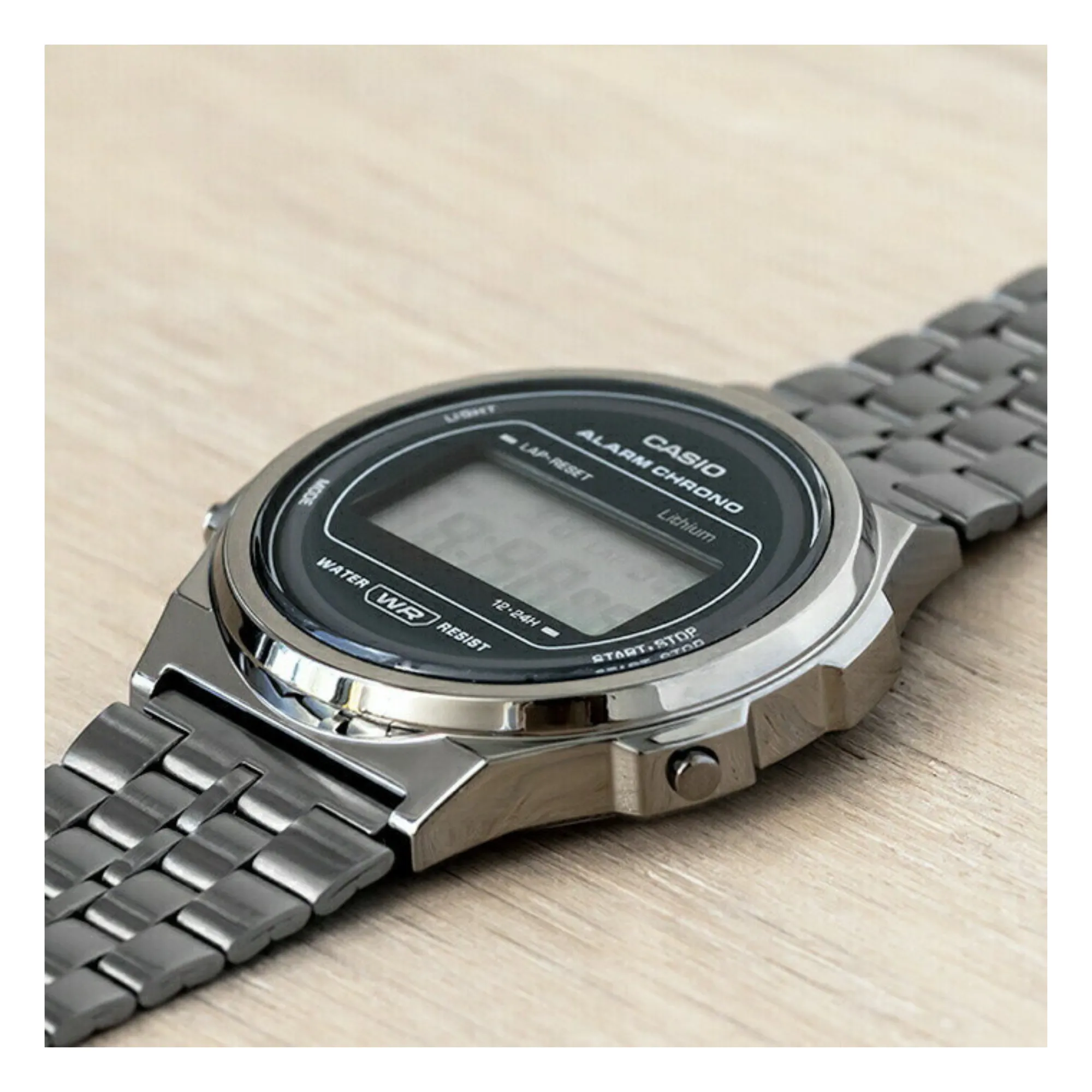WW1535 Casio Vintage Digital Chain Watch A171WEGG-1ADF