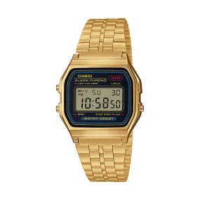 WW1545 Casio Vintage Digital Golden Chain Watch A159WGEA-1DF