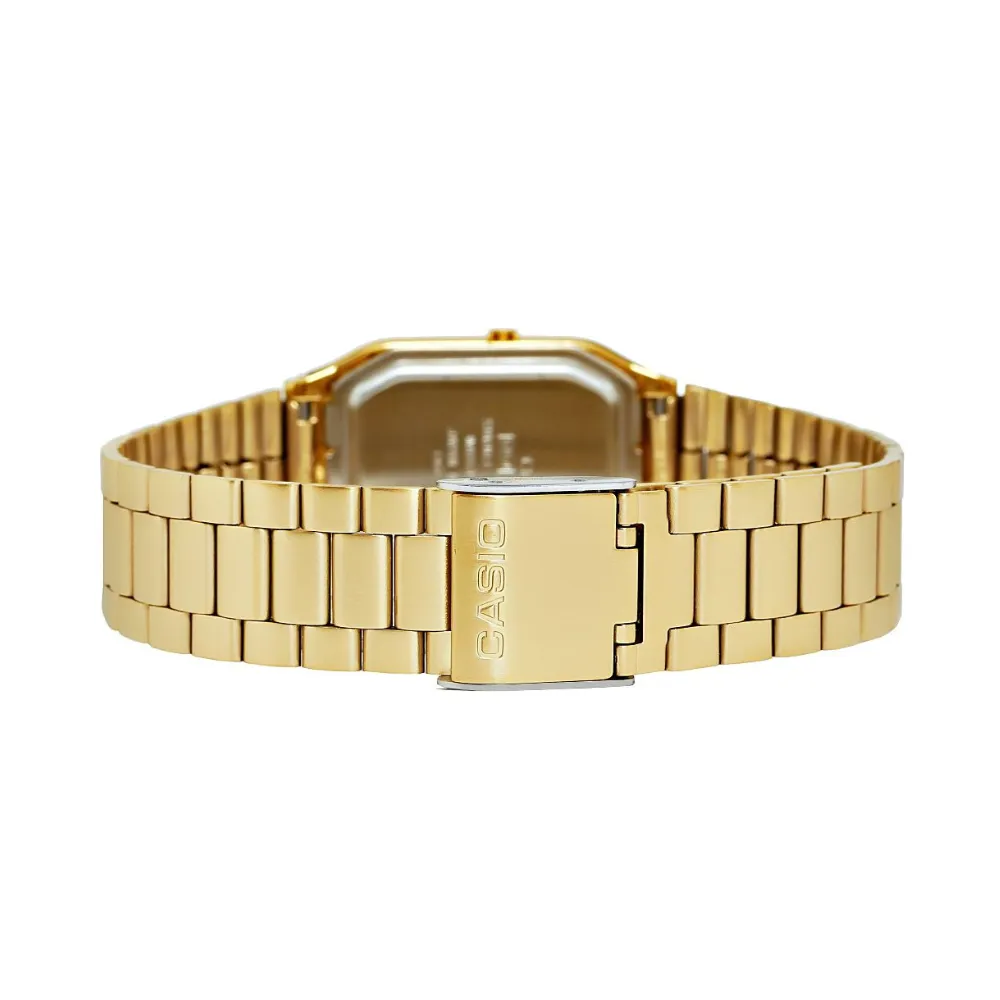 WW1828 Casio Vintage Dual Time Golden Chain Watch AQ-230GA-9DMQ