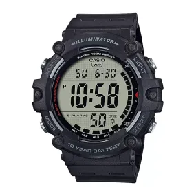 WW2213 Casio Youth Dual Time Digital Resin Belt Watch AE-1500WH-1AVDF