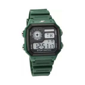 WW2419 Sonata SF Digital PU Belt Watch 77123PP03