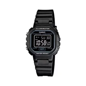 WW2698 Casio Youth Digital Ladies Resin Belt Watch LA-20WH-1BDF