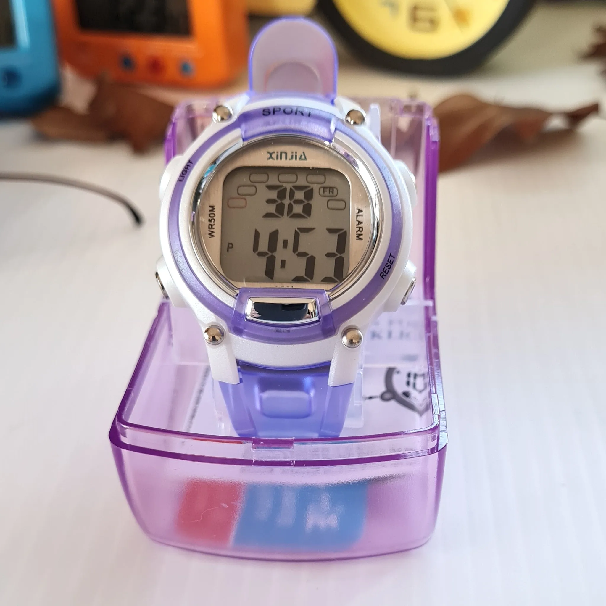 Young Adult Sports Watch Xinjia 5ATM TD24 asst colours