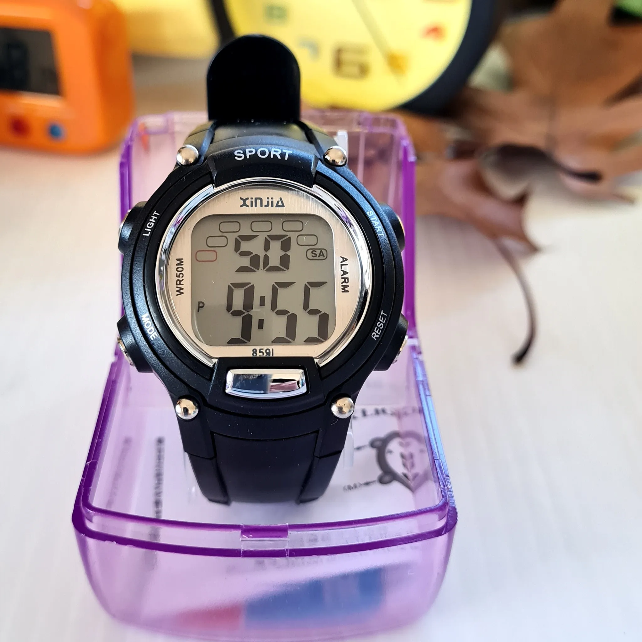 Young Adult Sports Watch Xinjia 5ATM TD24 asst colours