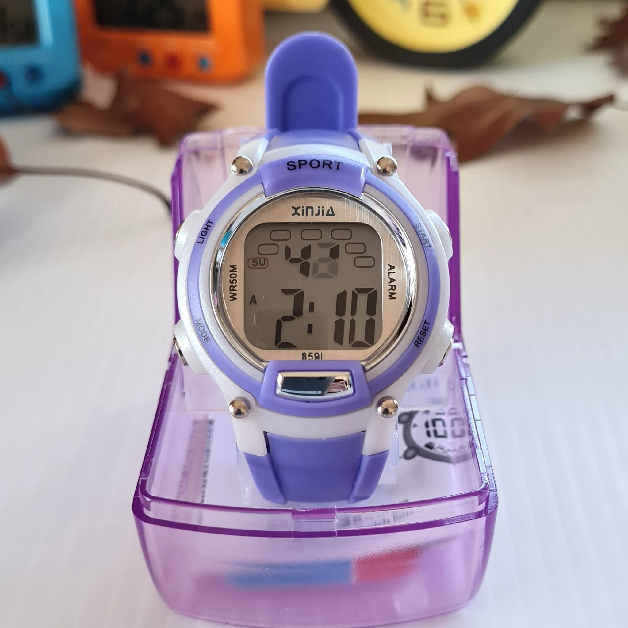 Young Adult Sports Watch Xinjia 5ATM TD24 asst colours