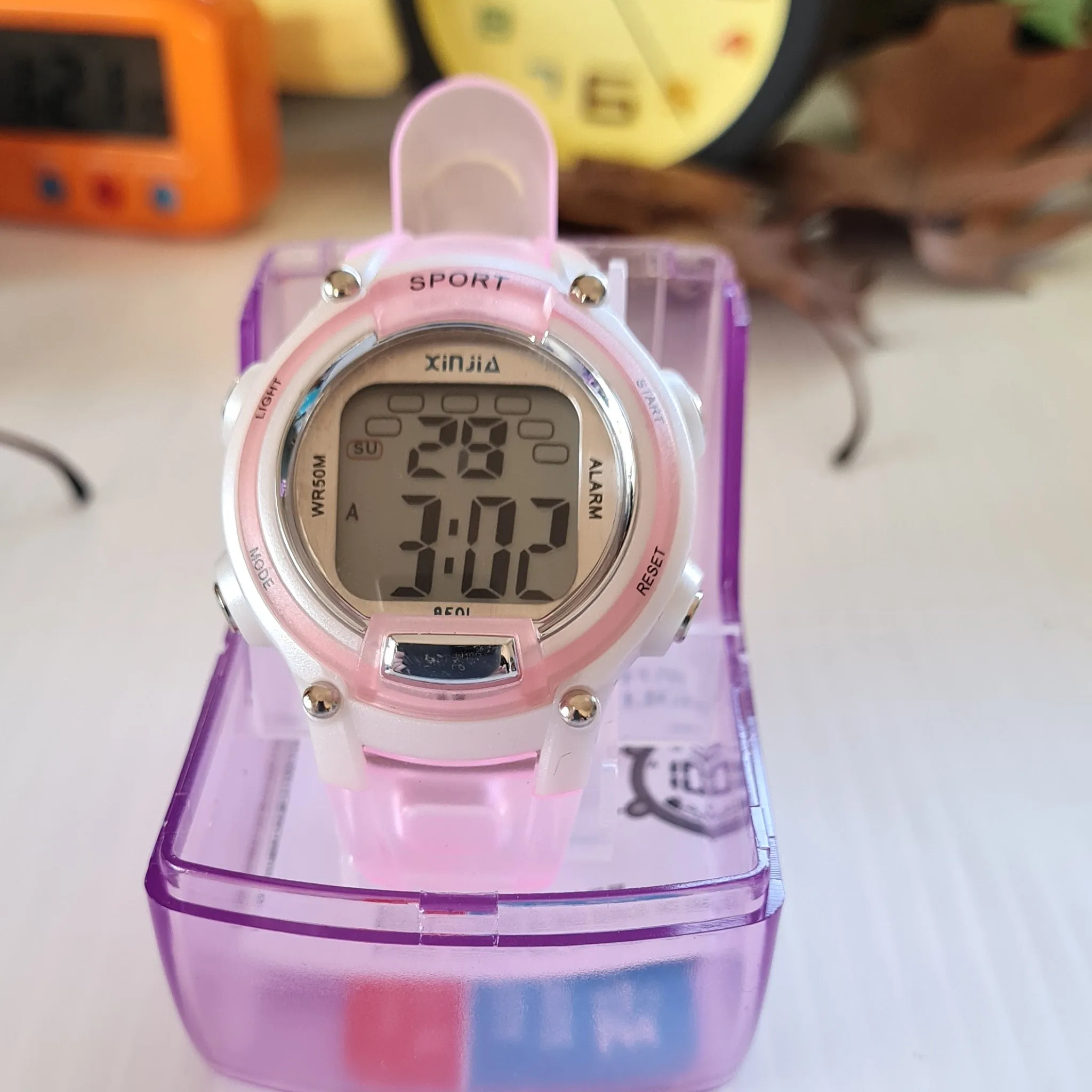 Young Adult Sports Watch Xinjia 5ATM TD24 asst colours