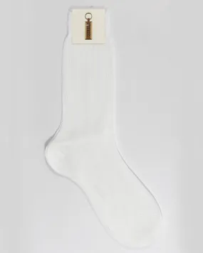 Zilli Dress Socks White US 11 - EU 44 SALE